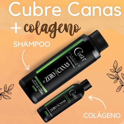 ZeroPro™ | Shampoo Zero Canas + Tratamiento de colágeno