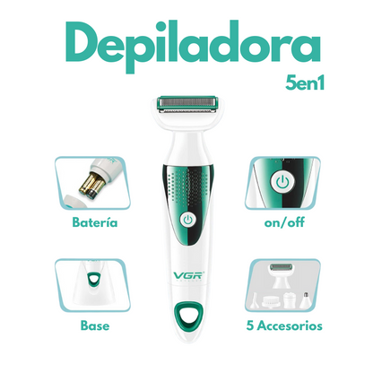 VGRPro™ | Depiladora 5 En 1.