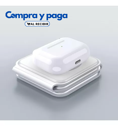 TecnoPro™ | Cargador Plegable Inalámbrico 3 En 1.