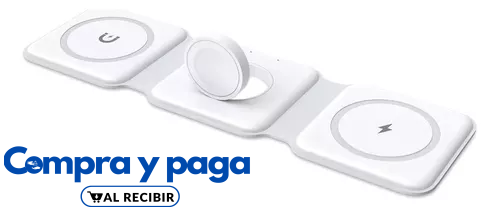 TecnoPro™ | Cargador Plegable Inalámbrico 3 En 1.