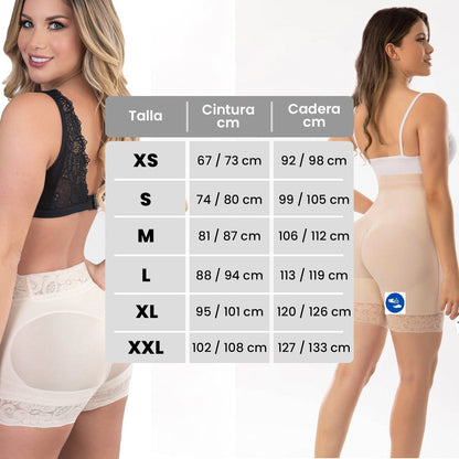 PerfectFit™ |Short Faja Cachetero Levanta Cola
