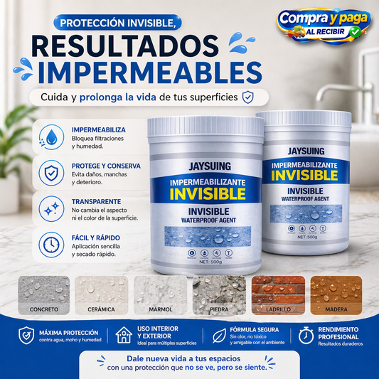 JayPro ® | Impermeabilizante ¡LLEVA 2 PAGA 1! 1000gr