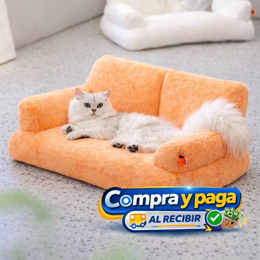 NubePet™ | Sofá Antiestrés Extra suave para Mascotas.