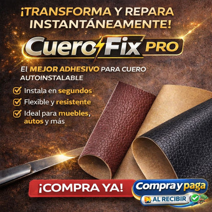 CueroFix Pro ® | Adhesivo en cuero ¡SÚPER OFERTAS!