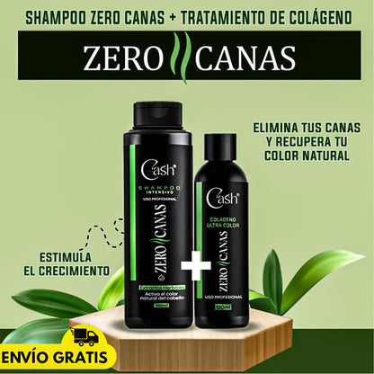 ZeroPro™ | Shampoo Zero Canas + Tratamiento de colágeno