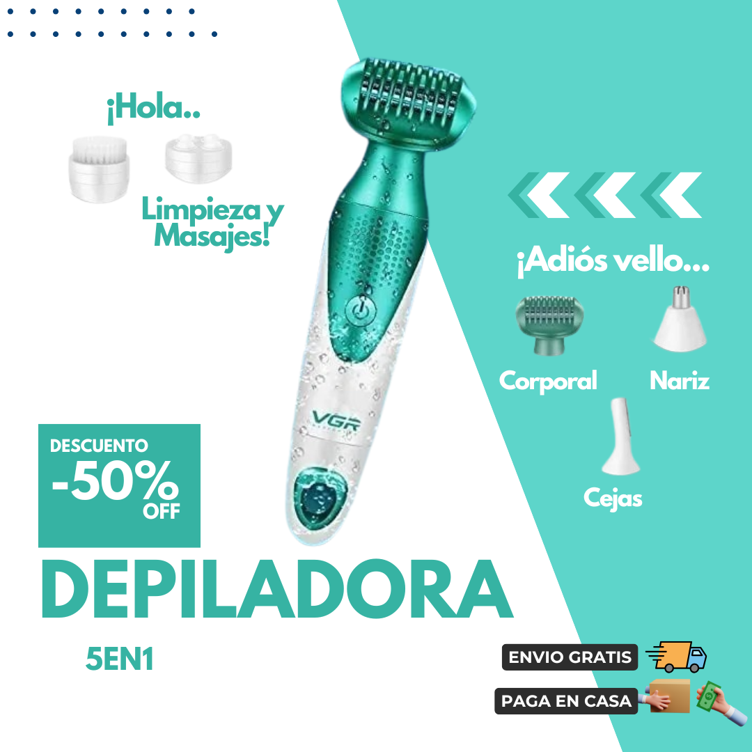 VGRPro™ | Depiladora 5 En 1.