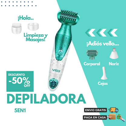 VGRPro™ | Depiladora 5 En 1.